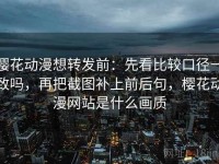 樱花动漫想转发前：先看比较口径一致吗，再把截图补上前后句，樱花动漫网站是什么画质