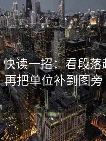 红桃视频 快读一招：看段落越级了吗，再把单位补到图旁